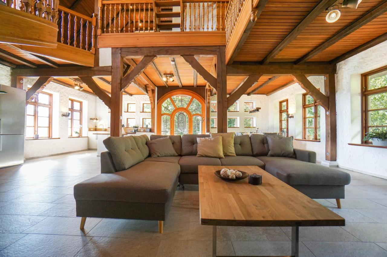 Ruhe Unter Reet-Haus Mit Sauna, Whirlpool Und Kamin Gnarrenburg Dış mekan fotoğraf